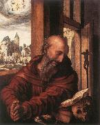 HEMESSEN, Jan Sanders van St Jerome af painting